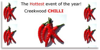 Creekwood Chilli Festival Poster